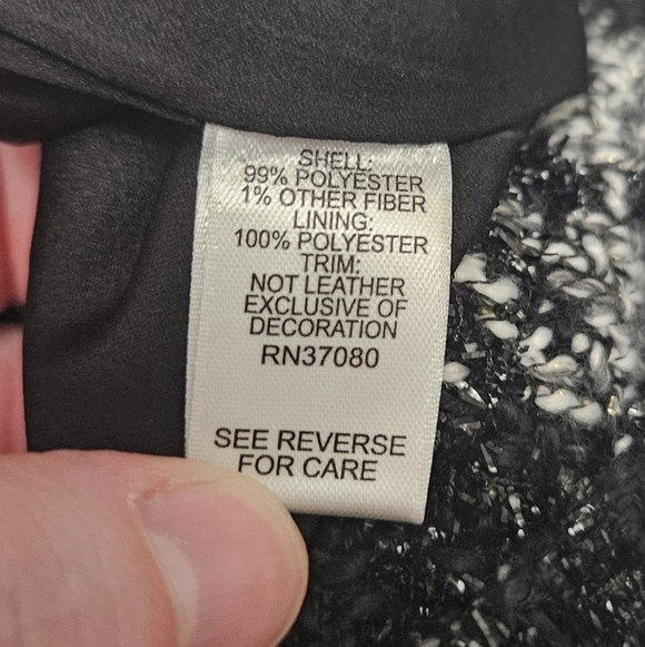 NWT! Cache Black And White Mini Skirt With Gold Accents! - Picture 5 of 8